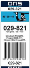 Barcode sticker Oris